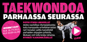 Aloita taekwondo!